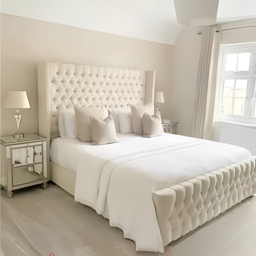 Winged bed frame plush - bed,
