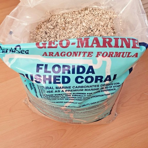 Crushed coral with - coral,
