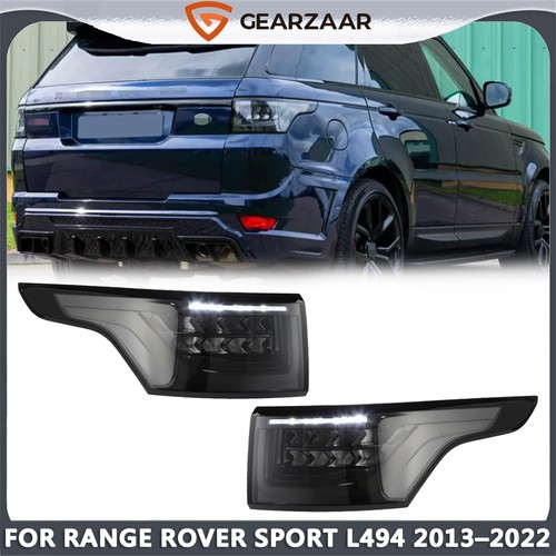 Pair smoked dynamic rear tail - smoked,