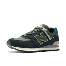 New Balance Unisex 574 V2 Konkrete Jungle Sneaker, Black/Grey, 11 US Men