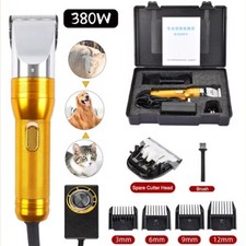 Electric Professional Dog Grooming Clippers, 380W Heavy Duty Hair, Thick Coats