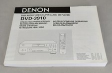 DENON DVD-3910 DVD AUDIO VIDEO