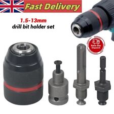 1.5-13mm Keyless Drill Chuck+SDS Plus Adaptor Cordless Hammer Drill 1/2" 20UNF