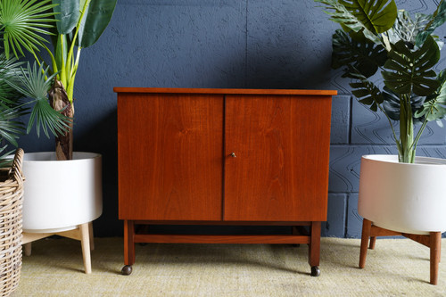 Mid century teak drinks - mid-century,