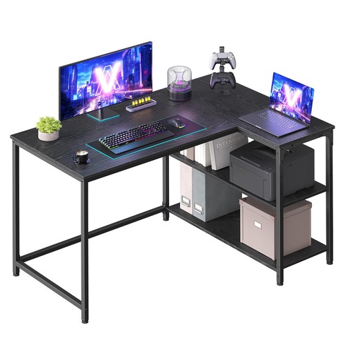 Shaped corner desk - l,