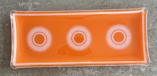 Mcm atomic curved glass tray - glass,