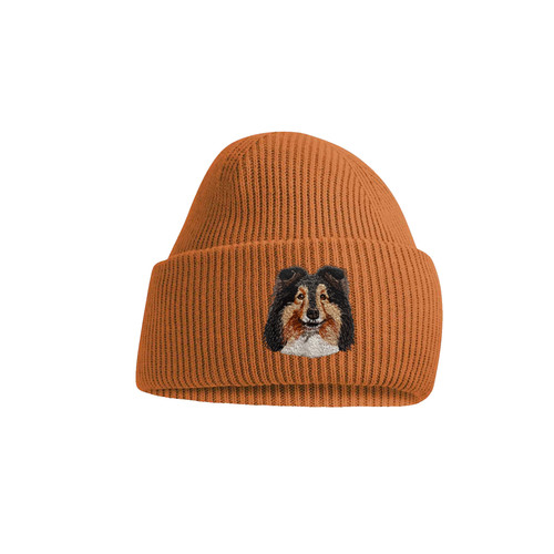 Shetland sheepdog dog beanie - shetland,