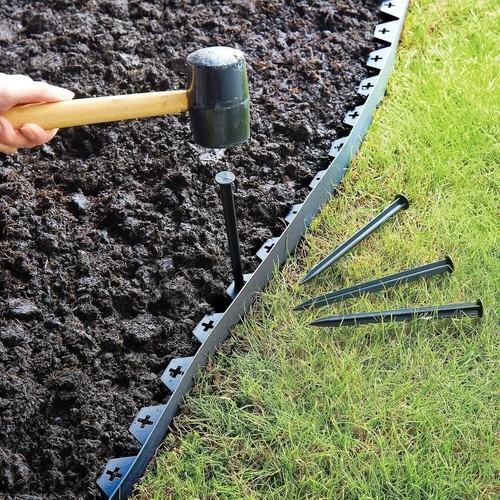 10m lawn edge border with - 10m,