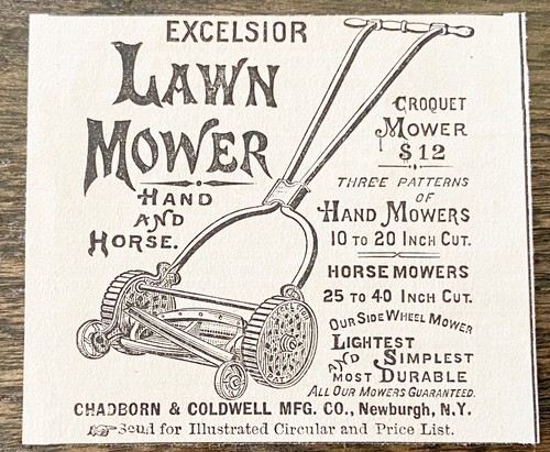 Old excelsior hand push - old,
