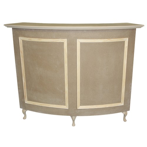 Medium curved reception desk - desk,