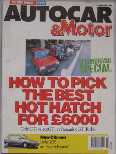 Autocar magazine 1991 - autocar,