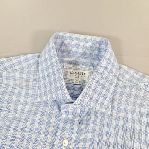 Emmett london mens shirt blue - emmett,