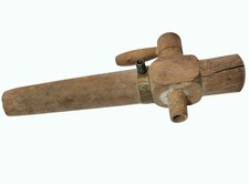Antique Wooden Beer Barrel Tap