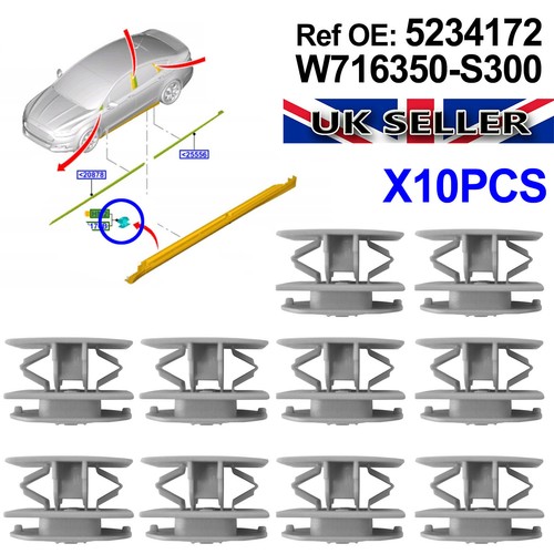 10pc side skirt sill moulding - side,