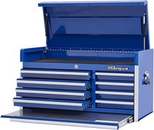 LLBU4108 42" Tool Storage Top Chest 8 Drawer Blue with Work Desk * CLEARANCE*