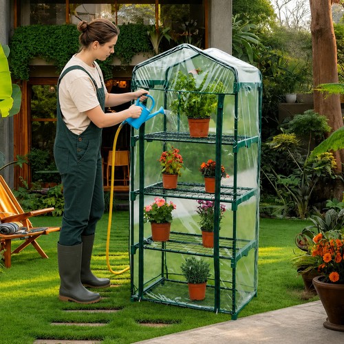 Tier mini greenhouse garden - 4,