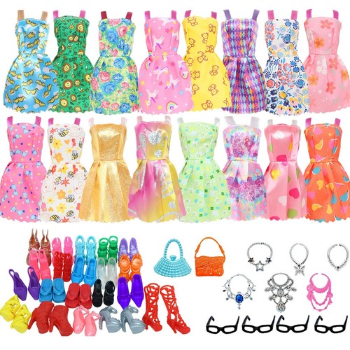 32pcs barbie doll clothes - 32pcs,