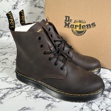 DR MARTENS Dark Brown Thurston Chukka Boots SIZE UK9 EU43 BNIB Crazy Horse
