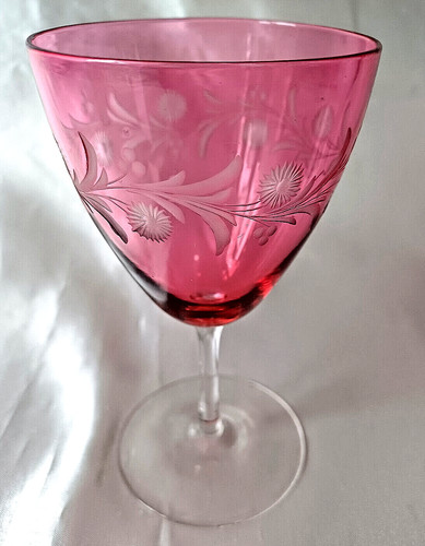Cranberry clear overlay - a,