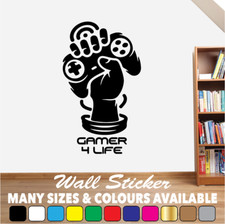 Gamer 4 Life Wall Art Sticker