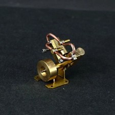 Mini V2 Twin Cylinder Swing Steam Engine for DIY Boat Car Model Projects