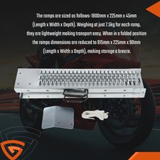 Non-Slip Steel Loading Ramps