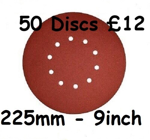 225mm sanding discs inch - discs,