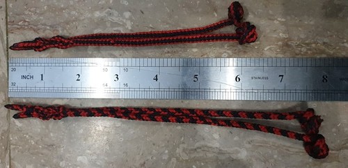 Falconry braided jesses pair - falconry,