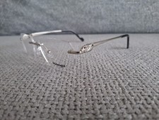 Mcknight Cartier Rimless Eyeglasses Panther Col 02 Shinny Silver 56-17