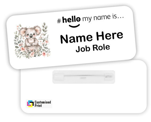 Hello name badge student - badge,