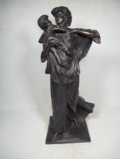 Francesco de Matteis "Mother with Child"  - Bronze Resin Sculpture - Large 48cm