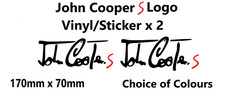 A pair of John Cooper S logo