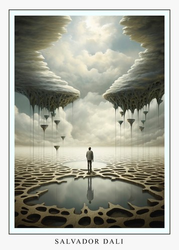 Large size salvador dali - size,