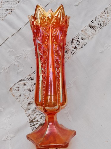Art deco carnival glass - art,