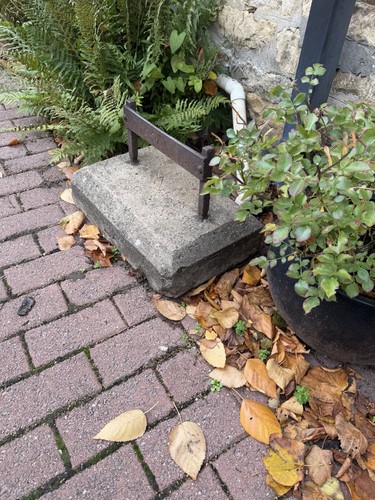 Vintage boot scraper - vintage,