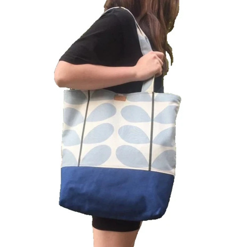 Orla kiely blue fabric - orla,