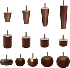 Piedini in legno per divano, piedi per mobili, piede per tavoli armadi letto