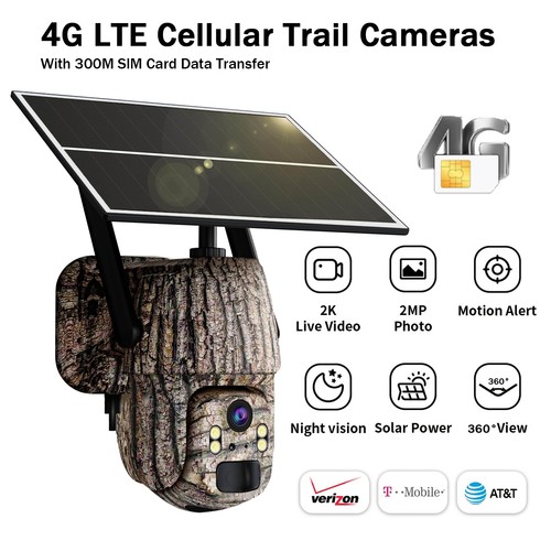 Pack solar powered lte - 4-pack,