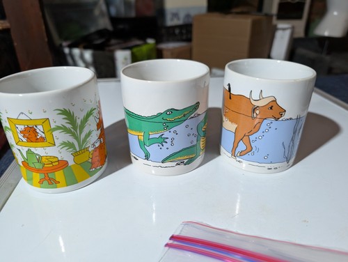 Vintage kiln craft mugs - kiln,