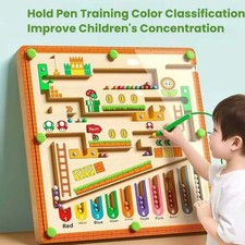 Children's Magnetic Maze Ball Concentration Writing Logic Game