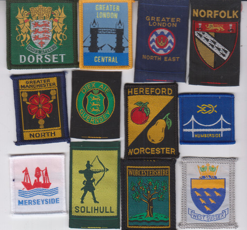 Boy scout county badges 12 - boy,