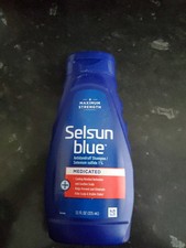 Selsun Blue Anti Dandruff Shampoo Medicated Max Strength Shampoo 325ml