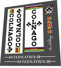 Colnago International frame decal set