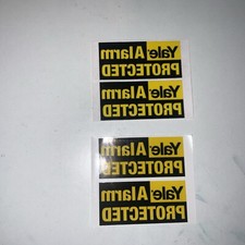 4x Yale Burglar Alarm Window &