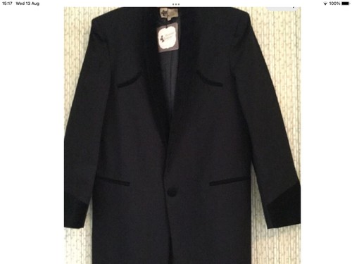 Teddy boy drape - drape, black