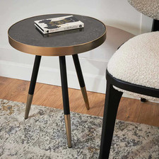 Marble Side Table Round Zeus Side RV Astley RRP£354