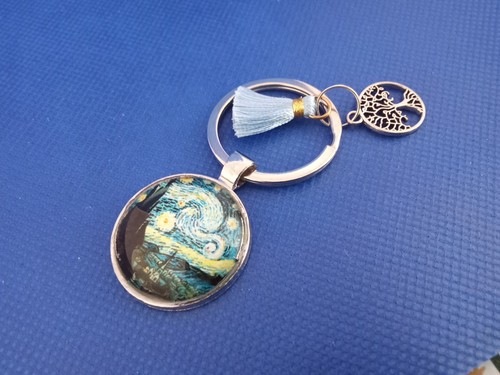 Bag charm van gogh - charm,