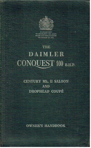Daimler conquest mk2 - daimler,