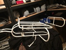 LAMBRETTA TROMBONE RACK WITH T BAR BOLT POWDER COATED WHITE (FITS SERIES 1 & 2)