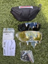 British Army Ballistic ESS Glasses - BRAND NEW  - Complete With 3 Lenses #B217